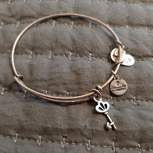 Alex and Ani key charm bracelet